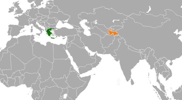 Greece–Tajikistan relations