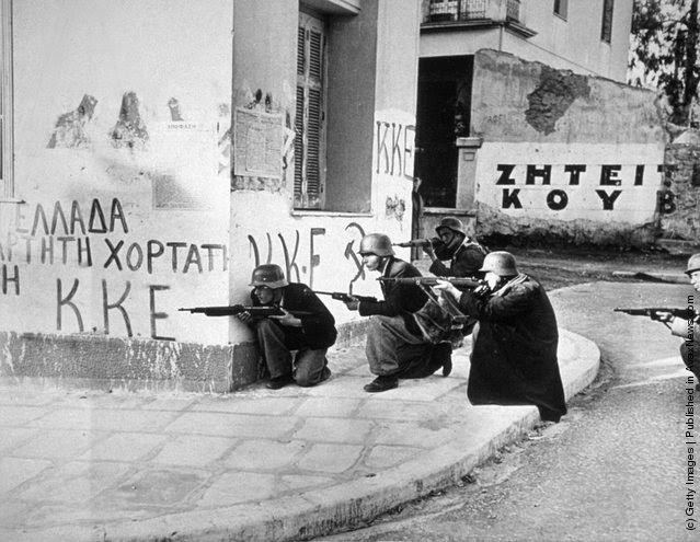 Greek Civil War vintage everyday Black amp White Pictures of Greek Civil War in the 1940s