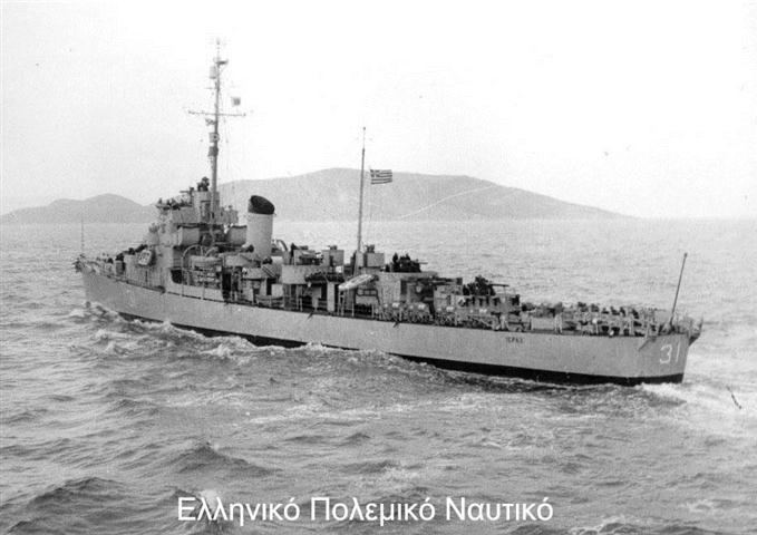 Greek destroyer Ierax wwwhellenicnavygrimagesistoriapalaiaploiaie