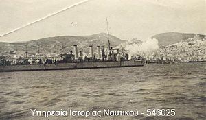 Greek destroyer Leon httpsuploadwikimediaorgwikipediacommonsthu