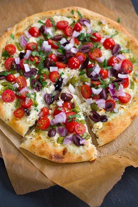 Greek pizza Greek Pizza Cooking Classy