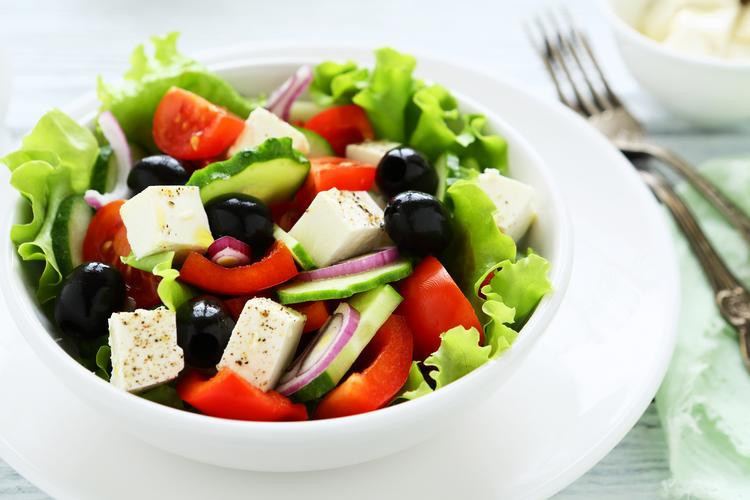 Greek salad Healthiest Greek Salad Skinny Ms