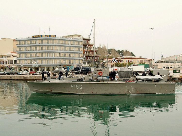 Greek Tjeld-type patrol boat
