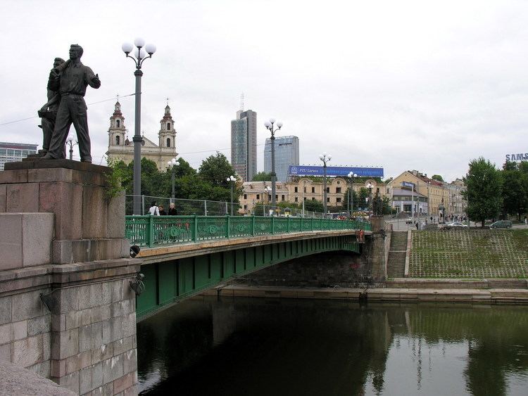 Green Bridge (Vilnius) httpsuploadwikimediaorgwikipediacommonscc