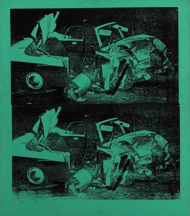 Green Car Crash Exposure Crashed Car photographed by Arnold Odermatt Design Observer