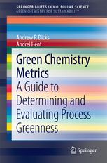 Green chemistry metrics httpsimagesspringercomsgwbooksmedium97833