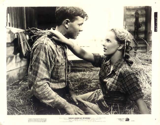 Green Grass of Wyoming PEGGY CUMMINS ROBERT ARTHUR in Green Grass of Wyoming Original