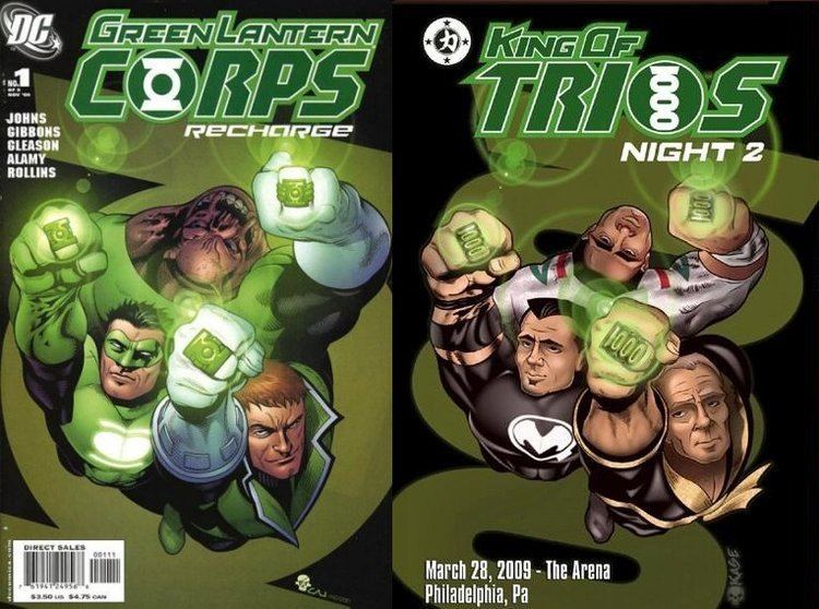 Green Lantern Corps: Recharge 4thletter Blog Archive The CHIKARA ComictoDVD Cover Gallery
