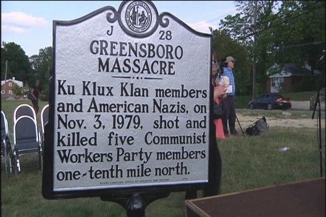 Greensboro massacre Unveiling of Historical Marker Commemorates 39Greensboro Massacre39