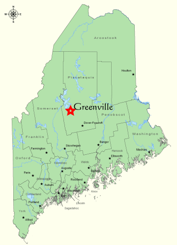 Greenville, Maine wwwgreenvilleinncomimagesMapMainegif