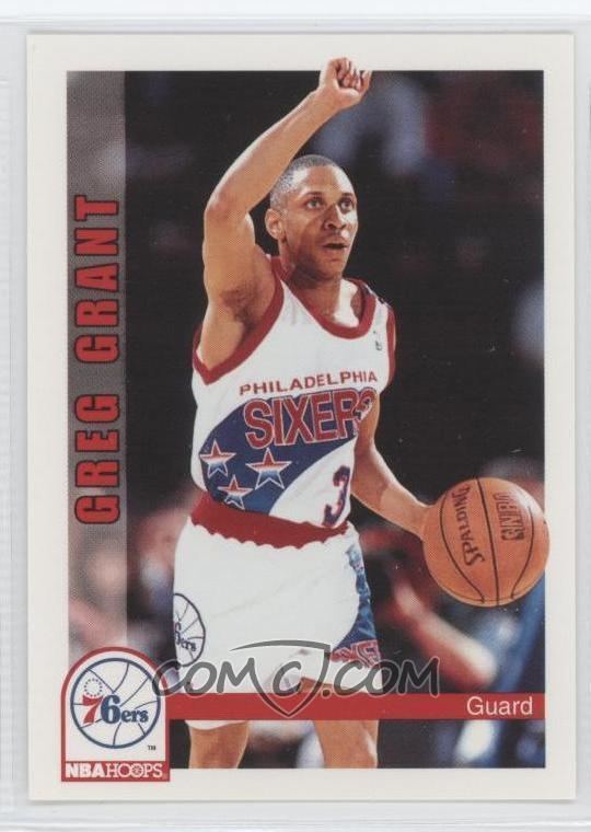 Greg Grant 199293 NBA Hoops Base 444 Greg Grant COMC Card Marketplace