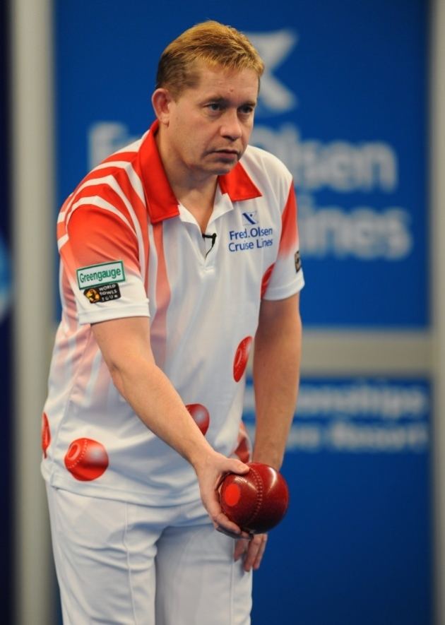 Greg Harlow Good day for Scots in world indoor bowls singles
