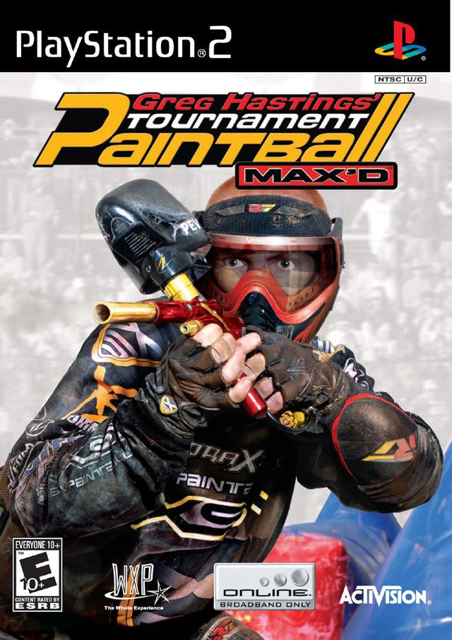 Greg Hastings Tournament Paintball MAX'D Greg Hastings39 Tournament Paintball Max39d Box Shot for PlayStation 2