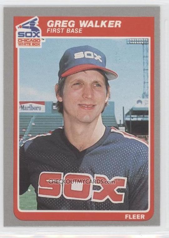 Greg Walker (baseball) 1983 chicago white sox with greg walker