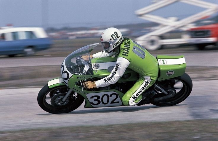 Gregg Hansford GREGG HANSFORD SUR KAWASAKI 750 Motorcycle Racing