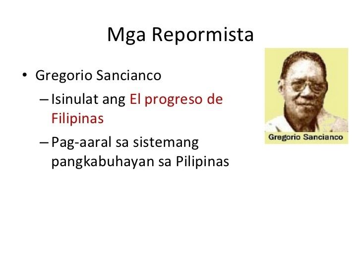 Gregorio Sancianco Kilusang Repormista