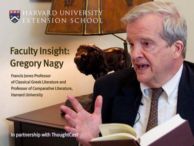 Gregory Nagy Dissecting Homer39s Iliad with Classicist Gregory Nagy on Vimeo