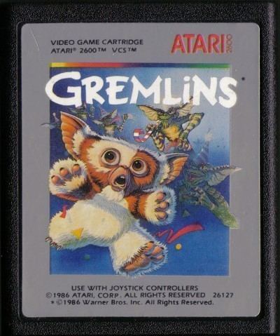 Gremlins (video game) Atari 2600 VCS Gremlins scans dump download screenshots ads