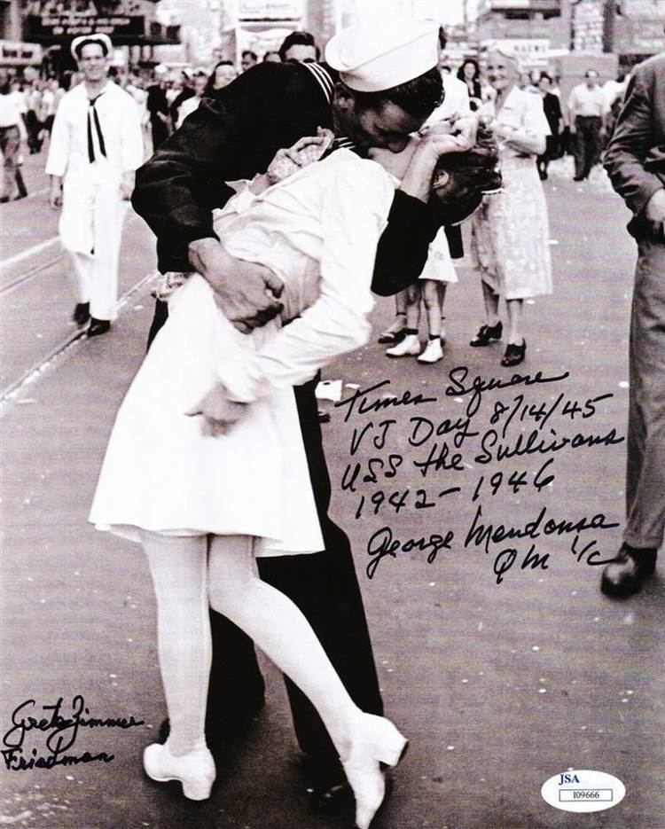 Greta Zimmer Friedman Greta Zimmer Friedman 39Nurse39 in Iconic WWII Kissing Photo Dies at