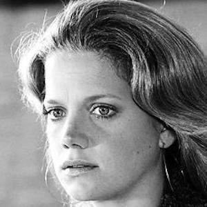 Young Gretchen Corbett in black and white