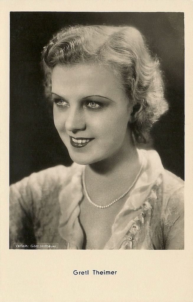 Gretl Theimer Classify Austrian actress Gretl Theimer of the 1920s and 1930s