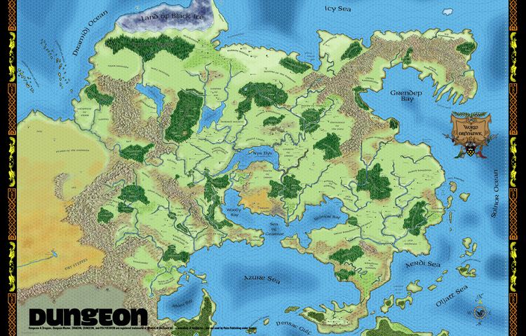 Map of Dungeons and Dragons