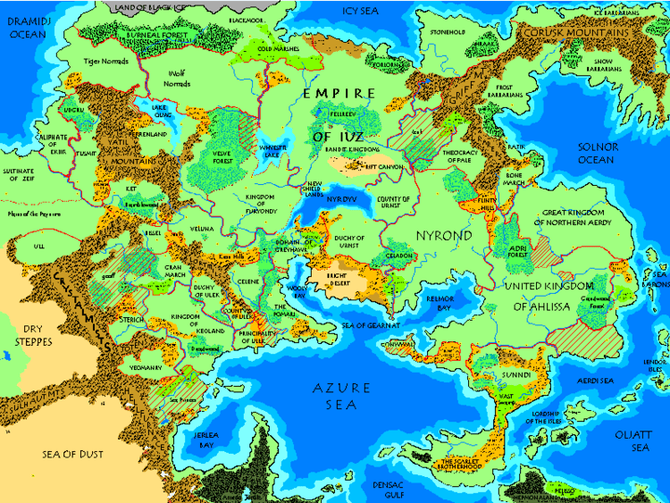 Greyhawk Map