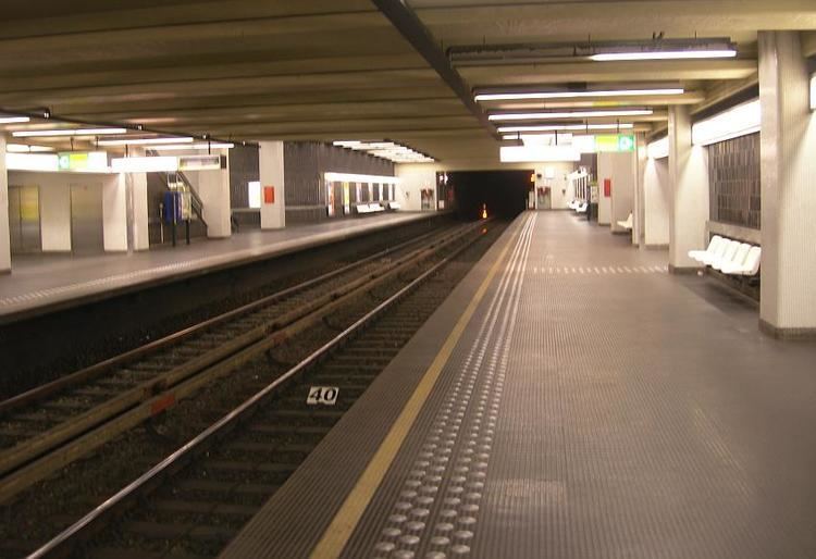 Gribaumont metro station