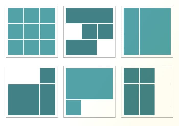 different types of grids in graphic design