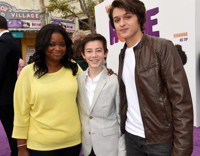Griffin Gluck Octavia Spencer actors Griffin Gluck and Nolan Sotillo during the