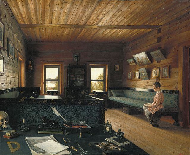Grigory Soroka Historic Painting Room in the House on Ostrovki by Grigory Soroka