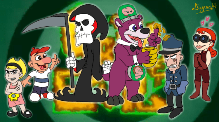 Grim & Evil Grim and Evil by CartoonSilverFox on DeviantArt