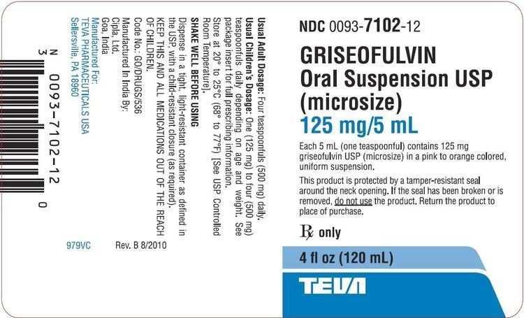 Griseofulvin Griseofulvin FDA prescribing information side effects and uses