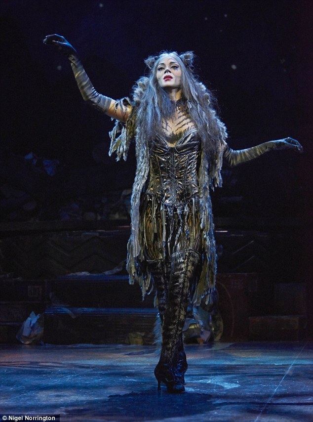 Grizabella Nicole Scherzinger and Lewis Hamilton leave theatre hand in hand