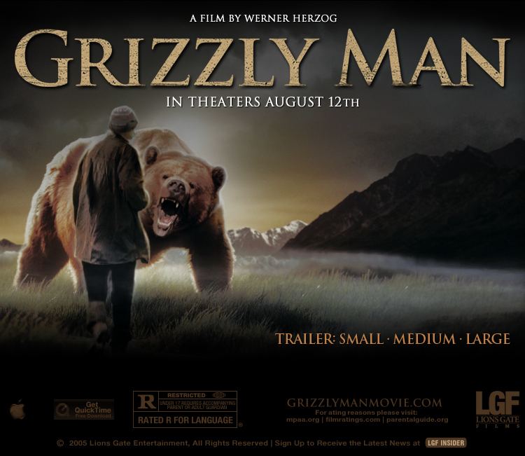 Grizzly Man Apple Trailers Lions Gate Films Grizzly Man In Theaters This