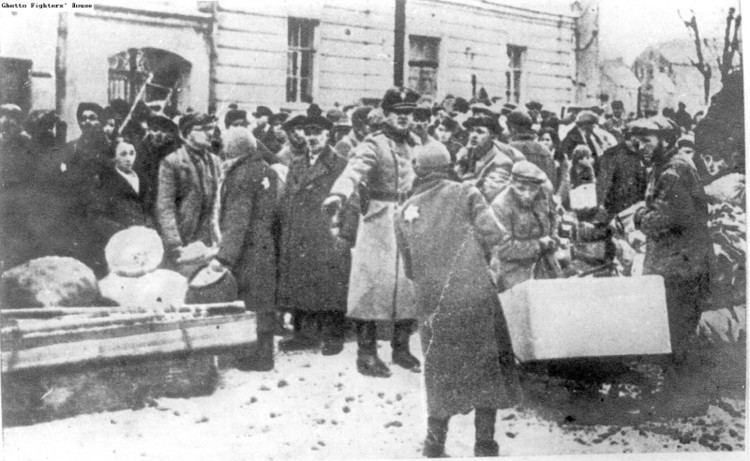 Grodno Ghetto IDEA ALM Jews deported from Suchowola arriving at the Grodno ghetto