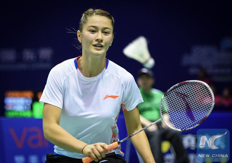 Gronya Somerville Gronya Somerville poster girl for badminton Xinhua Englishnewscn