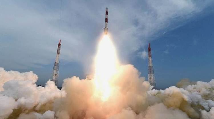 GSAT-18 GSAT18 launched successfully on board Ariane5 from Kourou in