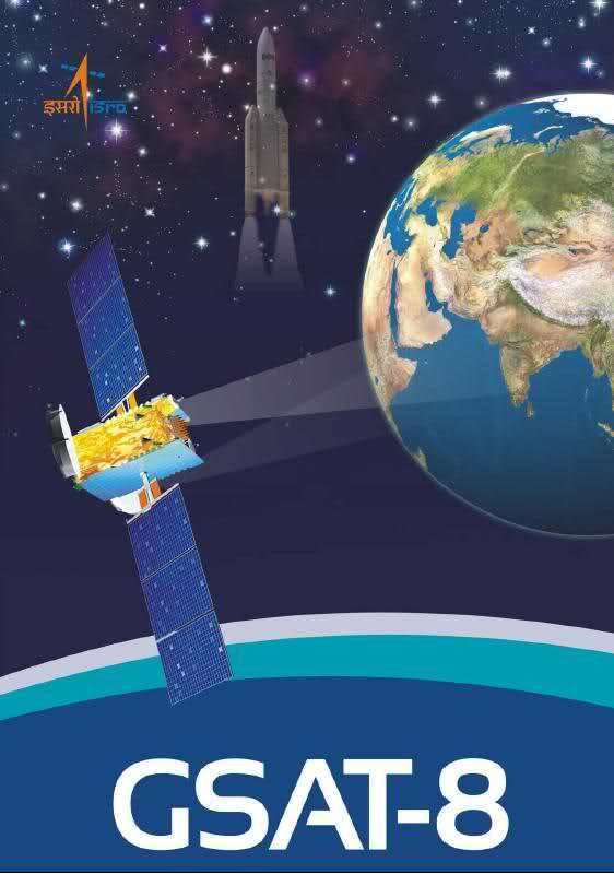 GSAT-8 Nishadraj GSAT8 communication satellite launched successfully by ISRO