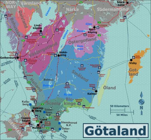 Götaland Gtaland travel guide Wikitravel