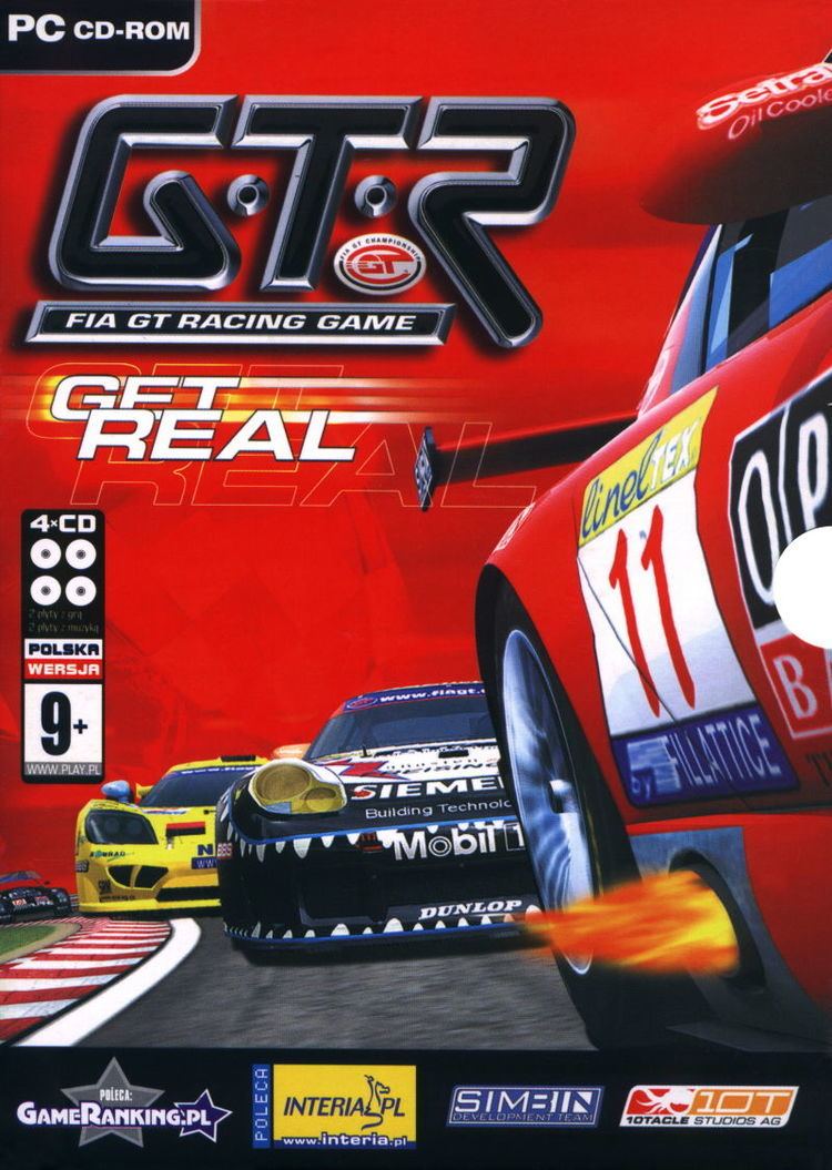 GTR – FIA GT Racing Game GTR FIA GT Racing Game 2004 Windows box cover art MobyGames