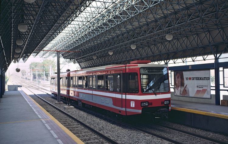 Guadalajara light rail system FileConcarrilbuilt Guadalajara light rail car 002 at Perifrico