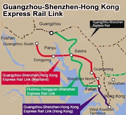 Guangzhou–Shenzhen–Hong Kong Express Rail Link Shenzhen Futian Railway Station Futian Station