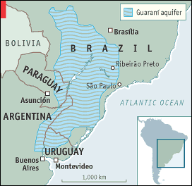 Guarani Aquifer An underground concordat The Economist