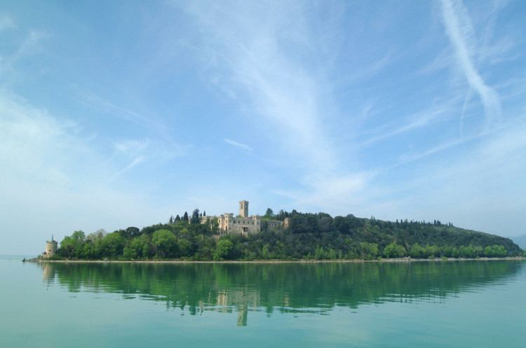 Guglielmi castle Castello Guglielmi on Lake Trasimeno is on sale for 45 million