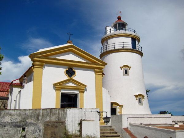 Guia Fortress Lighthouse at Guia Fortress Photo