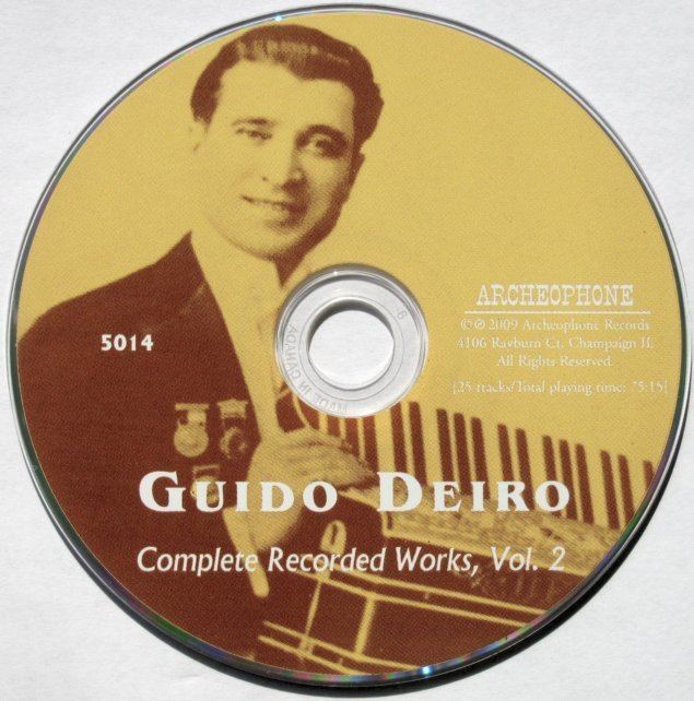 Guido Deiro Guido Deiro Complete Recorded Works Vol 2