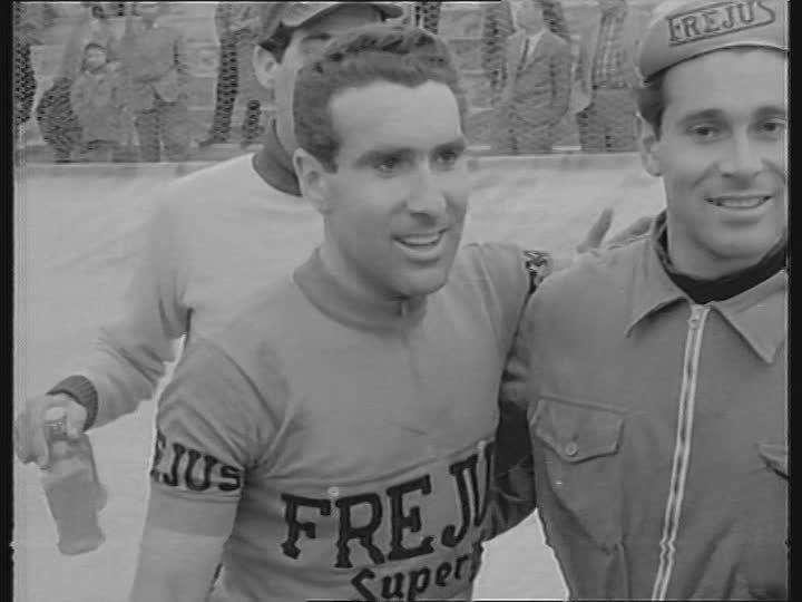 Guido Messina Cycle Racing Cycling Italy 1956 SD Stock Video 179255093