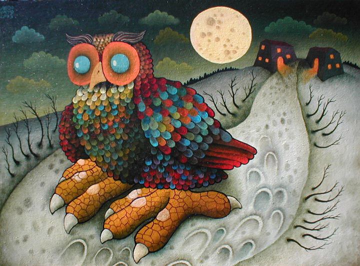 Guido Vedovato Owl Paintings by Guido Vedovato The Owl Pages
