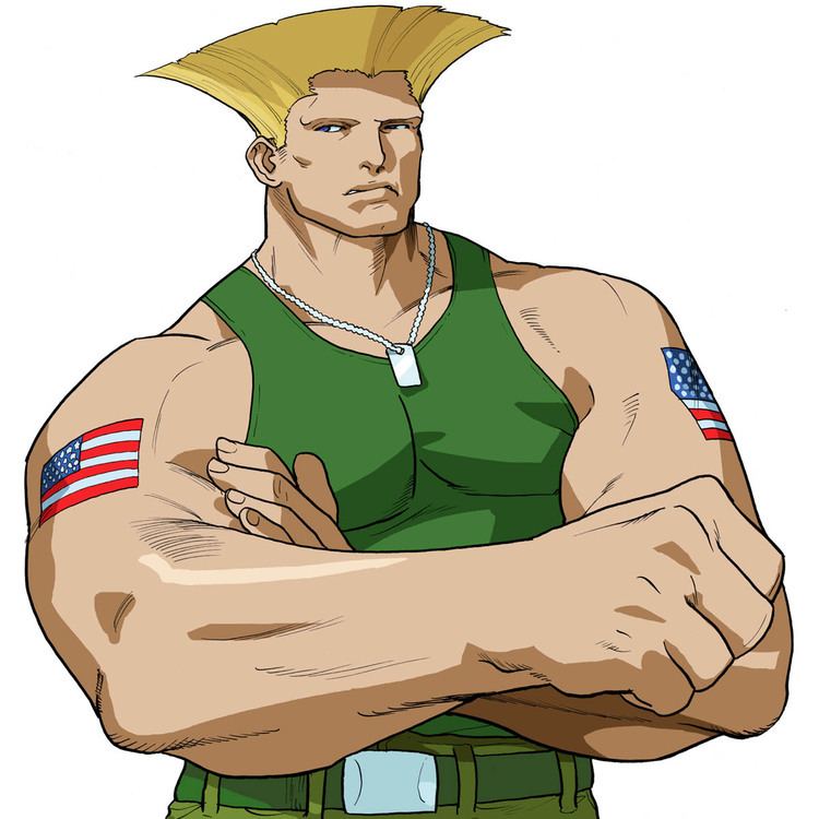 guile (street fighter) drawn by mike_kime